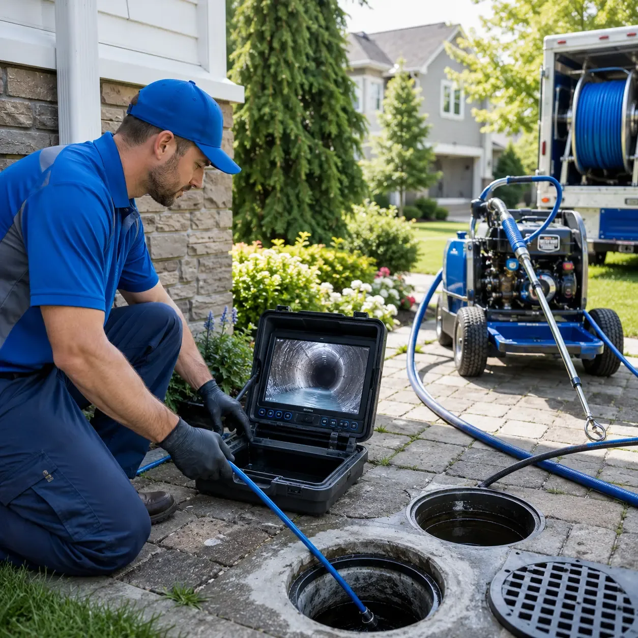 Outdoor drain cleaning professionals serving Mesa, WA